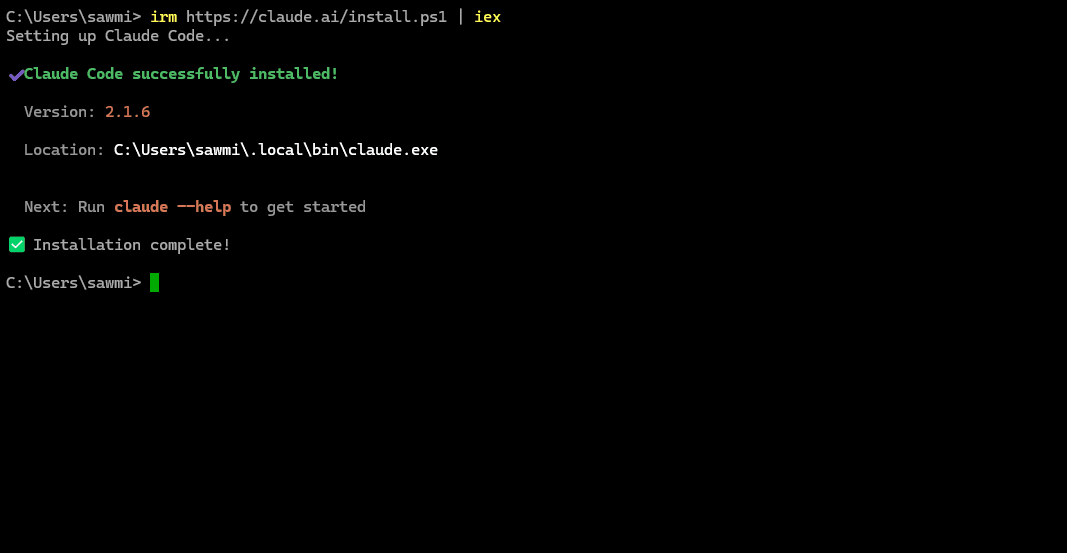 Terminal installation