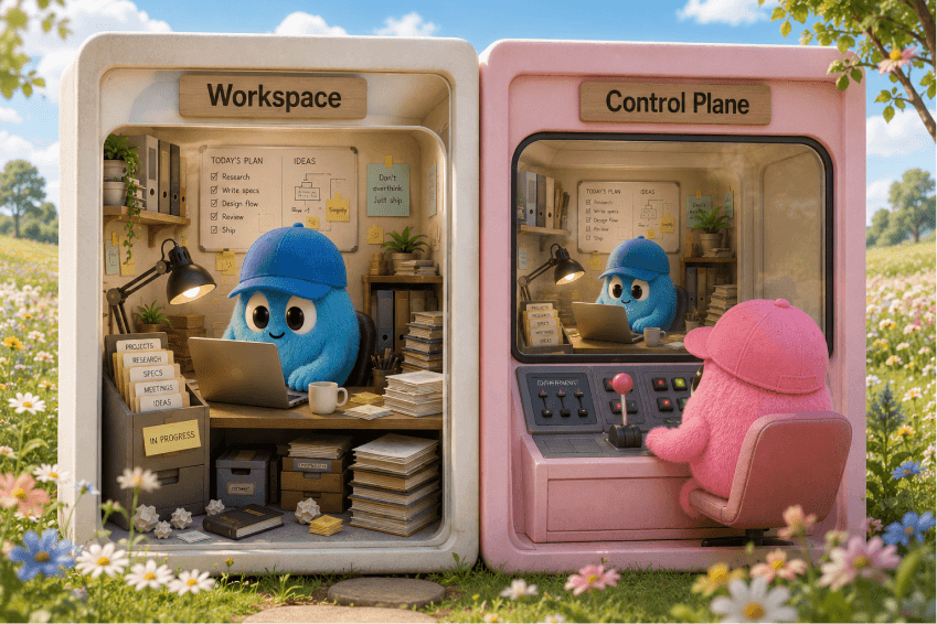 AI Agent Workspace vs. Control Plane: What Do You Need After the Demo?