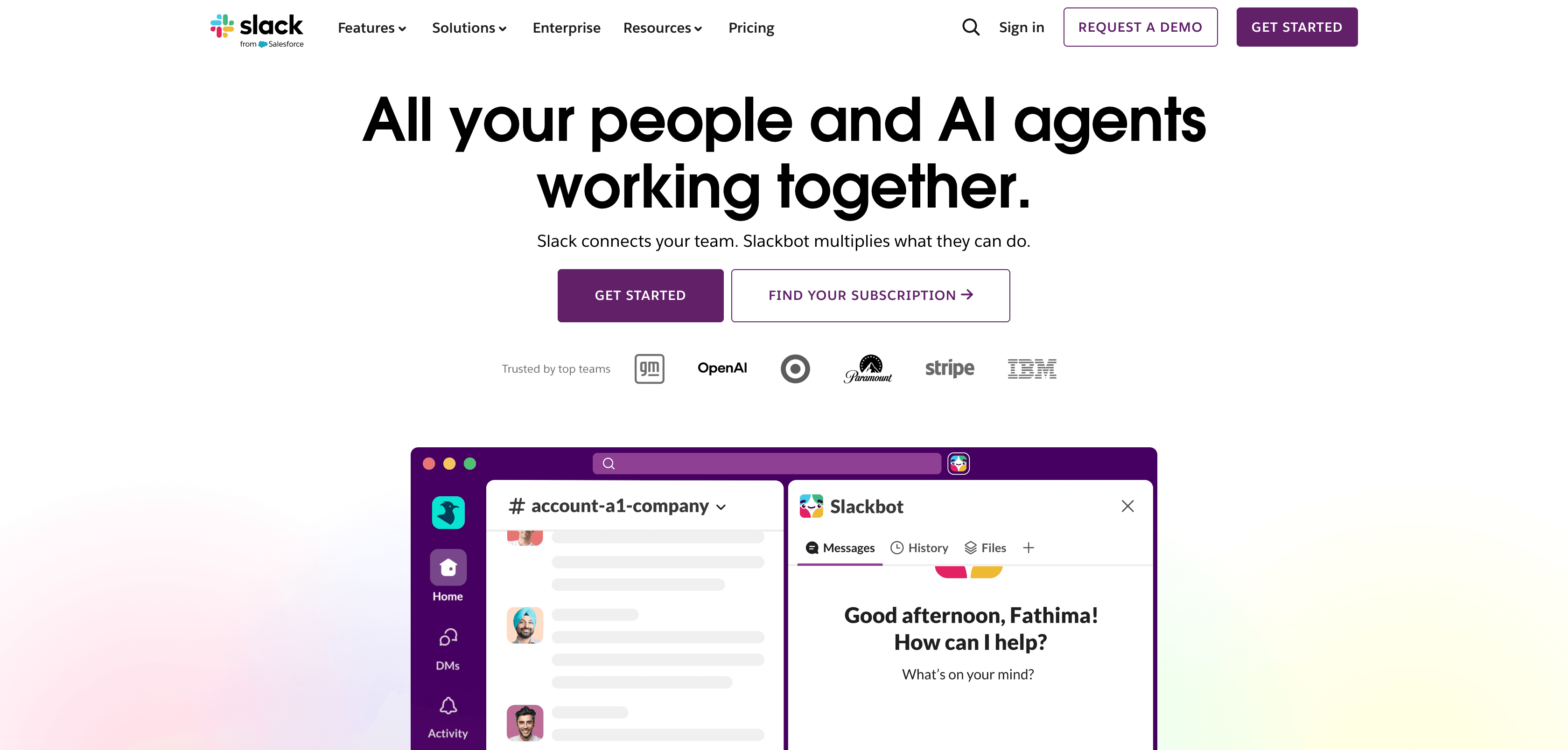 Slack interface screenshot